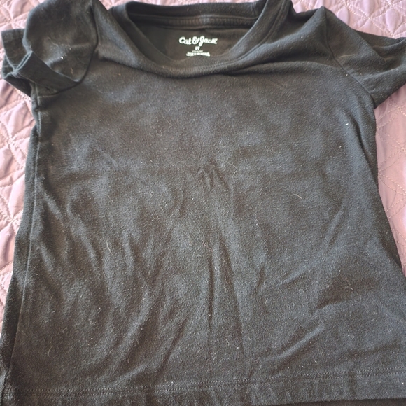 Lot of 3 - Girl's Cat & Jack Hoodie and Two (2) Tees - Picture 4 of 4